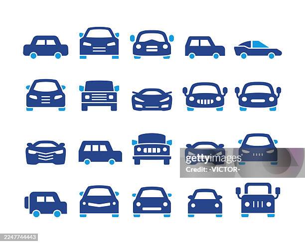 car icons - classic graphic series - limousine stock illustrations stock illustrations