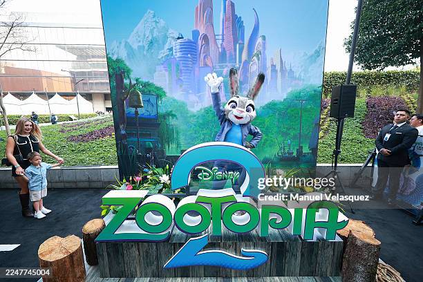 General view during the red carpet for the movie 'Zootopia 2' at Centro Comercial Mitikah on November 23, 2025 in Mexico City.
