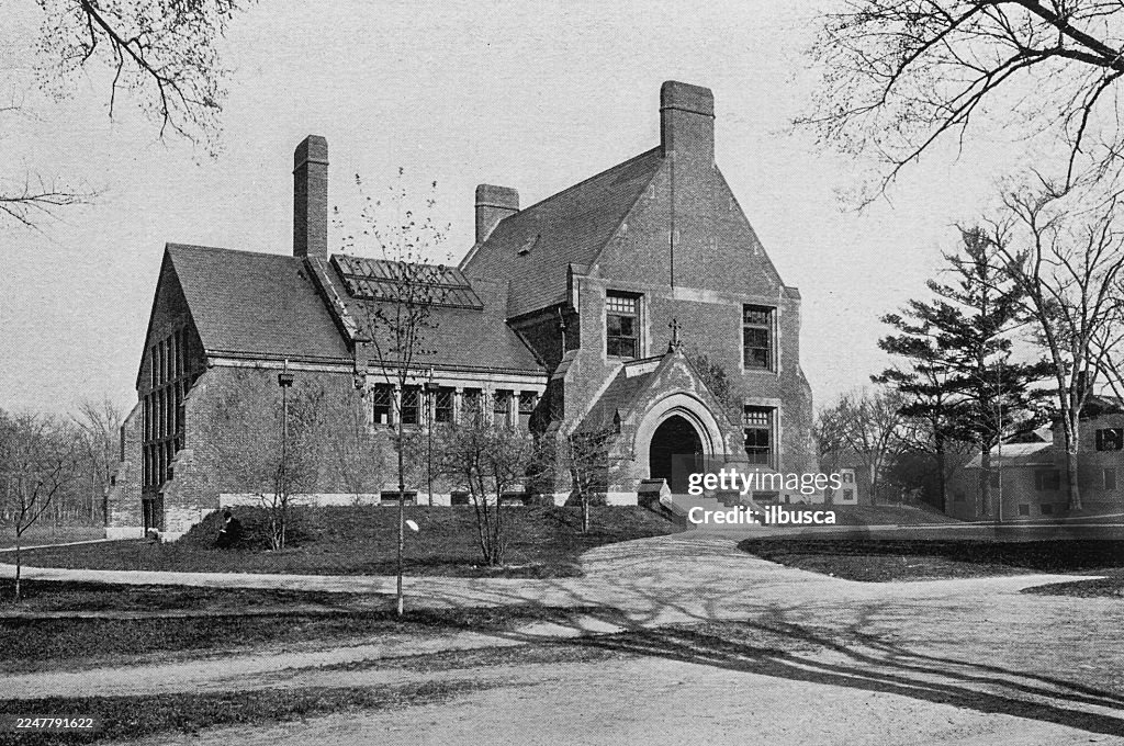 Harvard University and surroundings: Divinity School Library