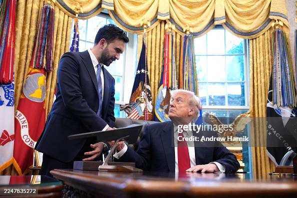 New York City Mayor-Elect Zohran Mamdani Meets With President Trump At The White House New York City Mayor-Elect Zohran Mamdani Meets With President Trump At The White House