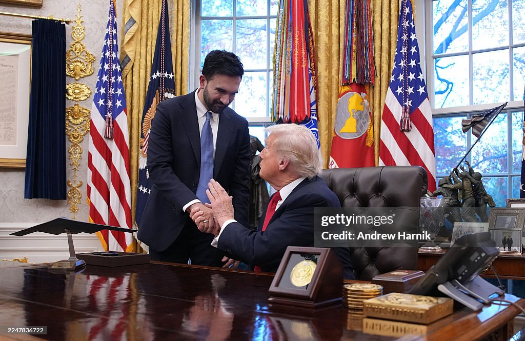 New York City Mayor-Elect Zohran Mamdani Meets With President Trump At The White House