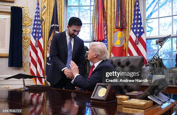 New York City Mayor-Elect Zohran Mamdani Meets With President Trump At The White House New York City Mayor-Elect Zohran Mamdani Meets With President Trump At The White House