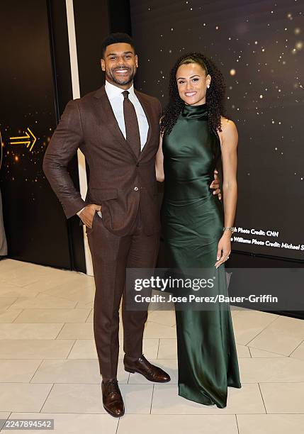 Sydney McLaughlin-Levrone attends the New Jersey Hall Of Fame Induction Ceremony at American Dream on November 21, 2025 in East Rutherford, New...