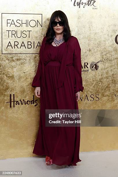 Isabelle Adjani attends the Fashion Trust Arabia 2025 Awards Ceremony at the National Museum of Qatar on November 22, 2025 in Doha, Qatar.