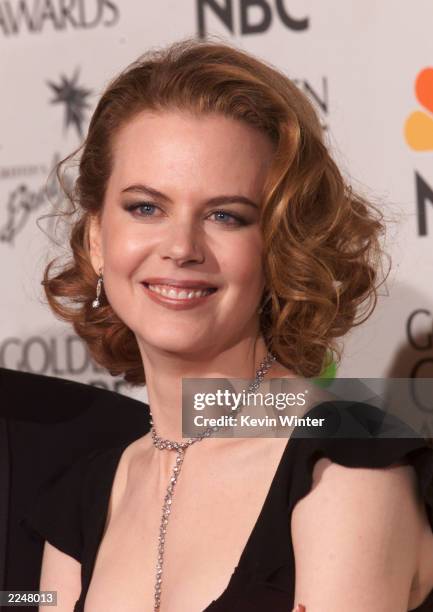 Nicole Kidman at the 58th Annual Golden Globe Awards at the Beverly Hilton in Los Angeles, CA., Sunday Jan. 21, 2001.