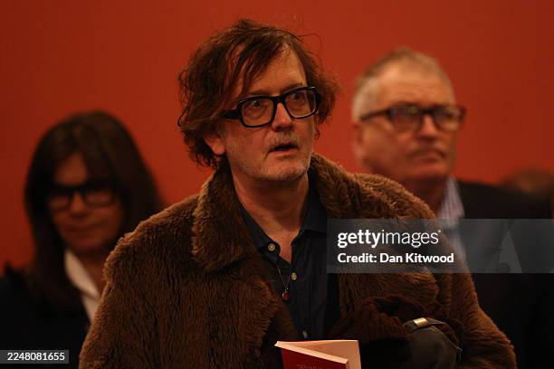 Pulp singer Jarvis Cocker attends a National Emergency Briefing on the climate and nature crisis, held by Chris Packham at Central Hall Westminster...