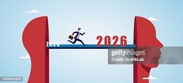 bridge between human heads businessman running 2026 crossing - running outside spring stock illustrations