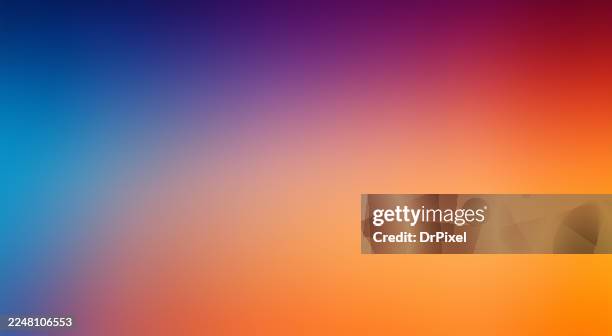 vibrant multicolor gradient background in warm and cool tones - spectrum stock pictures, royalty-free photos & images