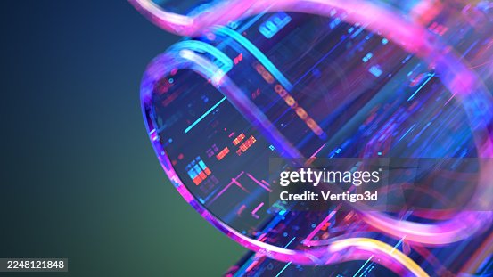Machine learning, AI and Big Data concept. Digital wave background and program code. large language models (LLM), agentic AI technology. Machine learning, AI and Big Data concept. Digital wave background and program code. large language models (LLM), agentic AI technology.