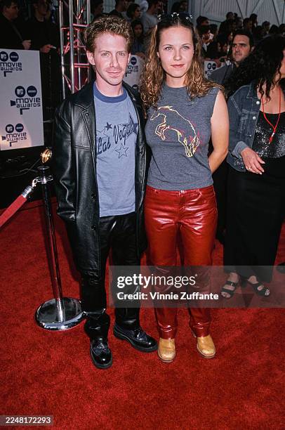 American actors Chad Morgan and Seth Green attend the 9th Annual MTV Movie Awards at Sony Studios in Los Angeles, California, 3rd June 2000.