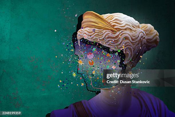viral & bacterial invasion - dying stock illustrations