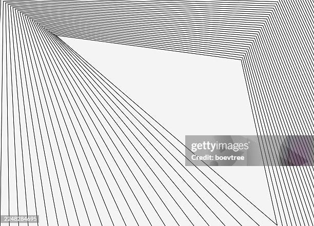 perspective line corner technology background - building corner stock illustrations