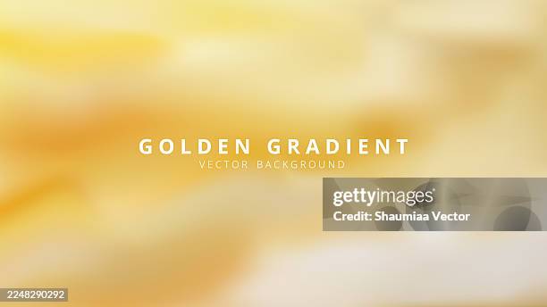 modern abstract background of glossy polished gold metal with ample open space for text and branding elements - brass background stock illustrations