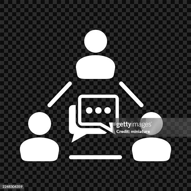 communication icon - administrator stock illustrations