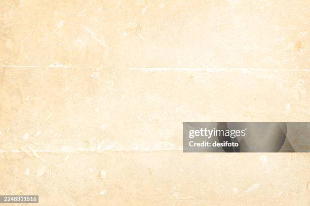 leere, leere, alte, antike, hellbeige hellbraune, cremefarbene, gefaltete, unordentliche, abgekratzte grunge, gestreift, verzweifelt, strukturiert, dickes papier, horizontales grunge, abstrakte vektorhintergründe mit parallelen streifenfalten, markierunge - papierstück stock-grafiken, -clipart, -cartoons und -symbole