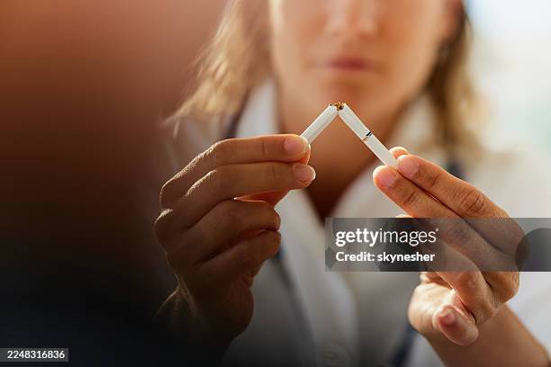 quit smoking and you will stay healthy! - anti smoking stock pictures, royalty-free photos & images