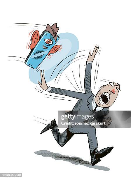 casus phone - secret service stock illustrations