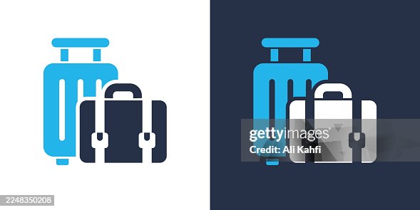 Luggage glyph solid icon. Solid icon that can be applied anywhere, simple, pixel perfect and modern style. Luggage glyph solid icon. Solid icon that can be applied anywhere, simple, pixel perfect and modern style.