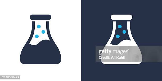 laboratory glyph solid icon. solid icon that can be applied anywhere, simple, pixel perfect and modern style. - potion stock illustrations