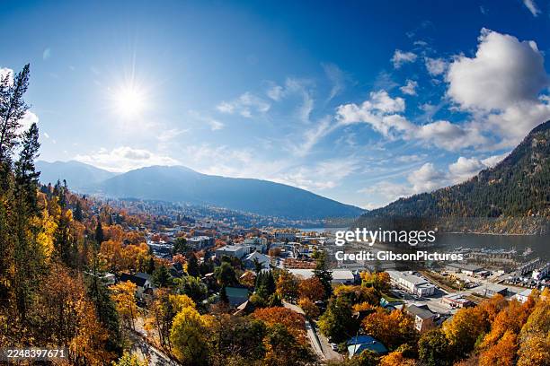 nelson, british columbia, canada - afternoon stock pictures, royalty-free photos & images