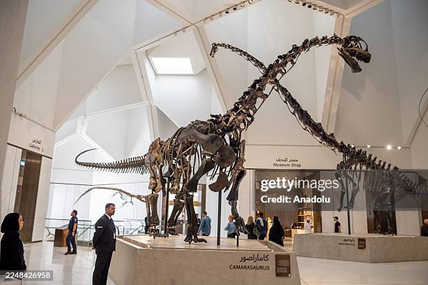 View of Abu Dhabi Natural History Museum, built on a 35,000-square-meter site in the Saadiyat Cultural District in Abu Dhabi, the capital of the...