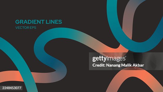 Abstract Background with Wavy Gradient Lines for Background Design Abstract Background with Wavy Gradient Lines for Background Design