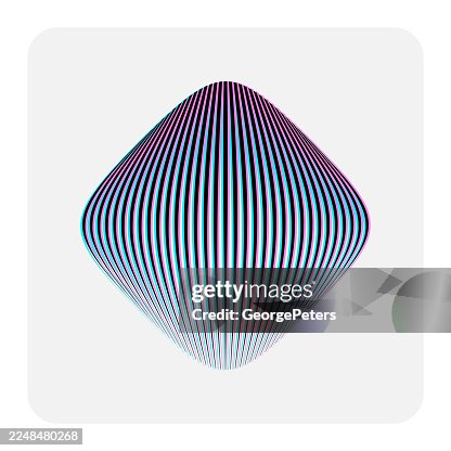 Diamond Shape and Glitch Technique Diamond Shape and Glitch Technique