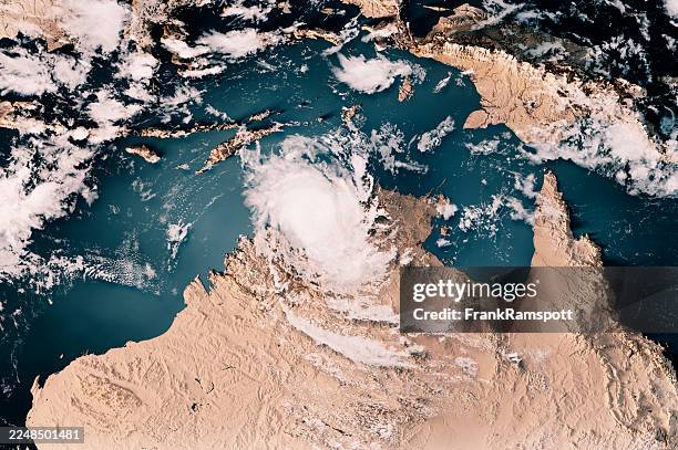 cyclone fina 20251123 cloud map australia 3d render neutral - cyclone stock pictures, royalty-free photos & images