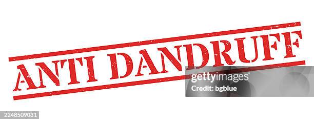 anti dandruff - red rubber stamp on blank background - defy expectations stock illustrations