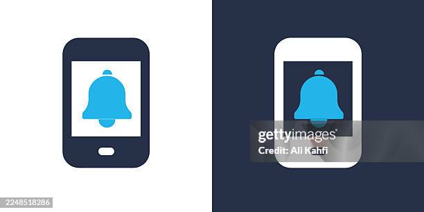 alarm glyph solid icon. solid icon that can be applied anywhere, simple, pixel perfect and modern style. - game controller hand screen stock illustrations