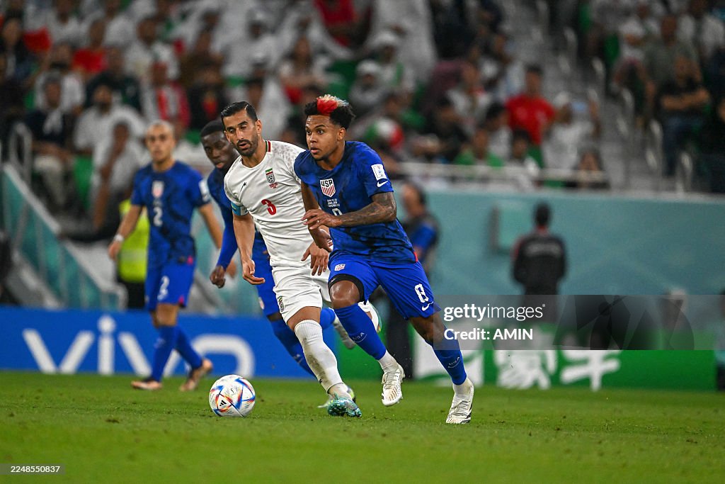2022-World-Cup-Match-Between-USA-And-Iran-in-Qatar
