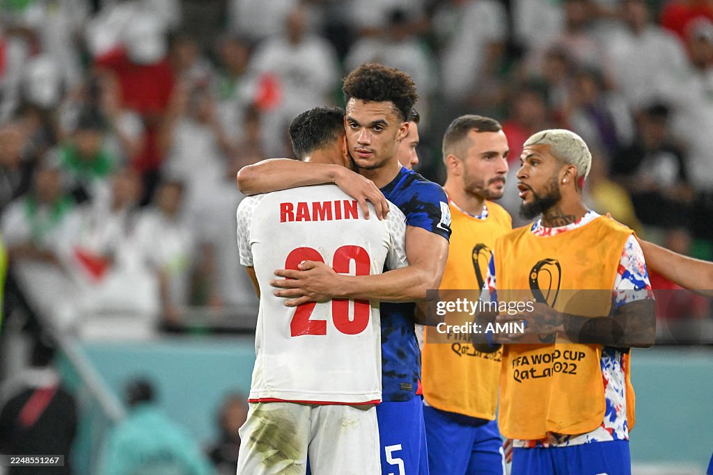 2022-World-Cup-Match-Between-USA-And-Iran-in-Qatar