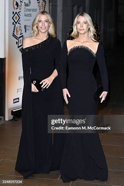 Lady Eliza Spencer and Lady Amelia Spencer attend the 2025 Tusk Conservation Awards at The Savoy Hotel on November 26, 2025 in London, England.