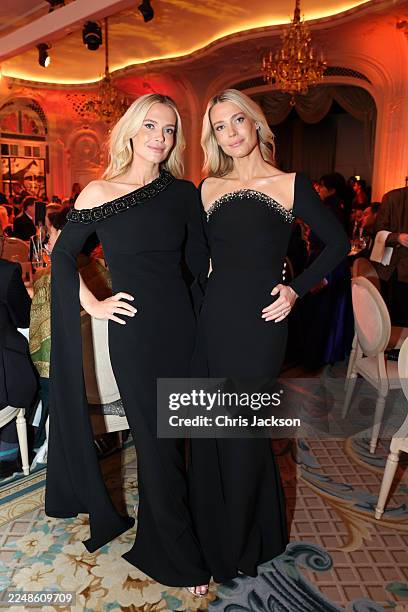 Lady Eliza Spencer and Lady Amelia Spencer during the annual Tusk Conservation Awards 2025 to celebrate Africa's leading conservationists at The...