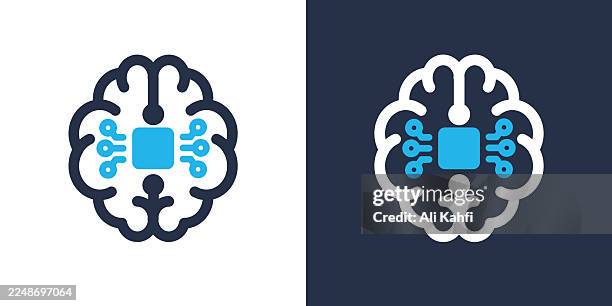 machine learning glyph solid icon. solid icon that can be applied anywhere, simple, pixel perfect and modern style. - software development manager stock illustrations