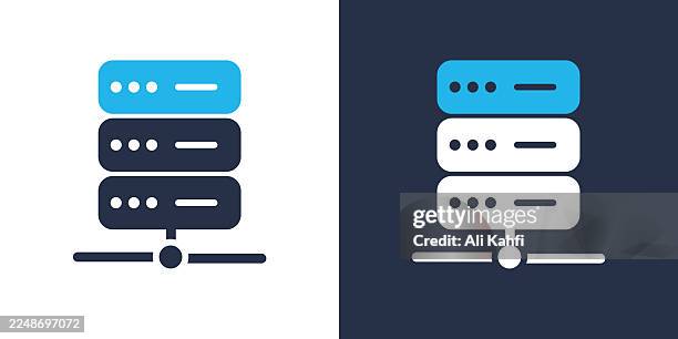 server glyph solid icon. solid icon that can be applied anywhere, simple, pixel perfect and modern style. - windows operating system stock illustrations