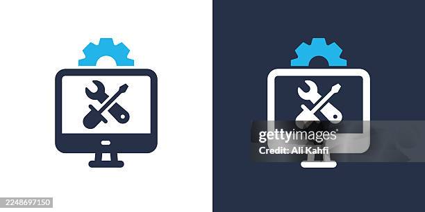 it department glyph solid icon. solid icon that can be applied anywhere, simple, pixel perfect and modern style. - windows operating system stock illustrations