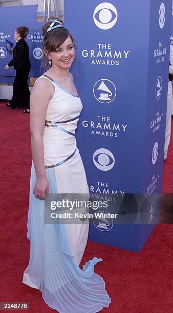 Charlotte Church arrives at the 43rd Annual Grammy Awards at Staples Center in Los Angeles, CA on February 21, 2001. Photo credit: Kevin Winter/Getty...