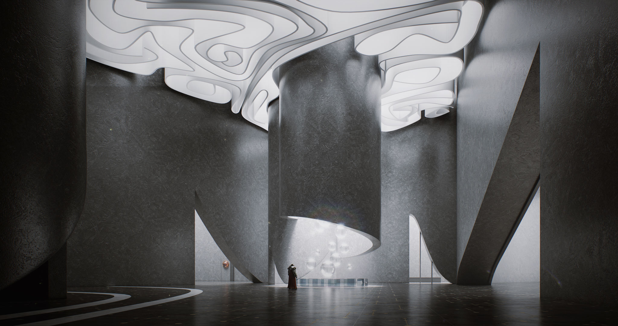 artistic sculpture space