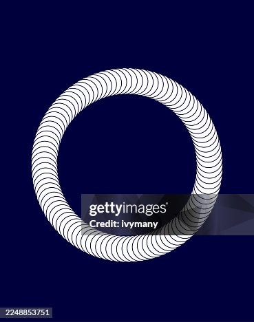 Circle cube model twist mobius stripe 3D pattern Circle cube model twist mobius stripe 3D pattern