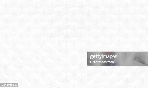 abstract 3d gray white scratched vector background with repeating small hearts or crowded teeth - ruffled feathers stock illustrations