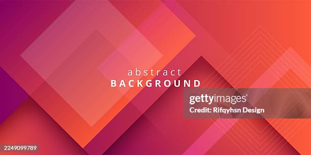modern orange purple gradient geometric abstract background - orange background spotlight stock illustrations