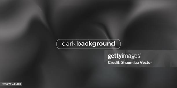 black, gray and white smooth gradient with grain texture background. dark wallpaper with noise texture - black smoke stock illustrations