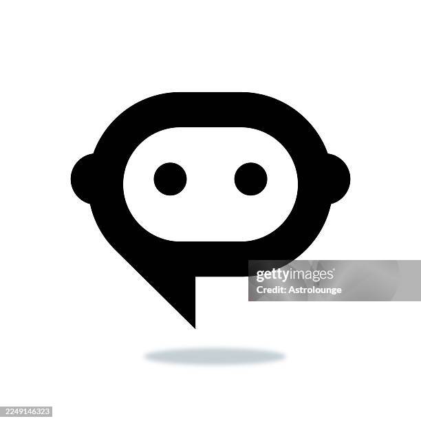 ai chat bot icon - assistant stock illustrations