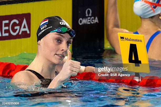 Marrit Steenbergen of the Netherlands during the European Aquatics Short Course Swimming Championships at Aqua Lublin on December 3, 2025 in Lublin,...