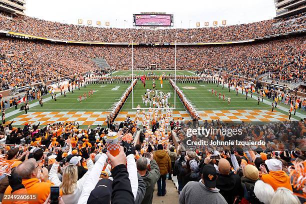 General view of Neyland Stadium prior to the game between the Vanderbilt Commodores and the Tennessee Volunteers on November 29, 2025 in Knoxville,...