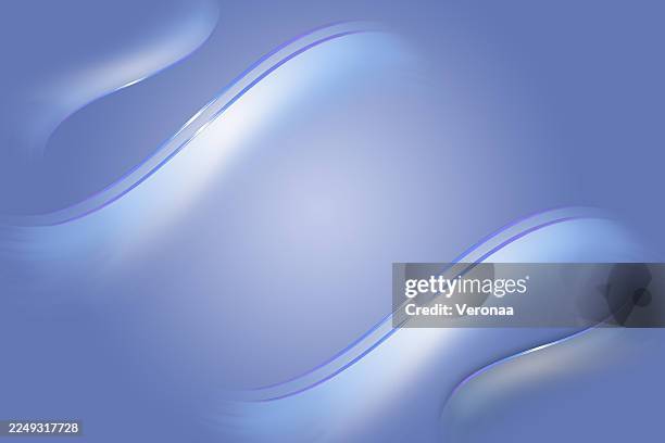 fragile blue gradient abstract background with decorative curved lines. - desktop pc stock illustrations
