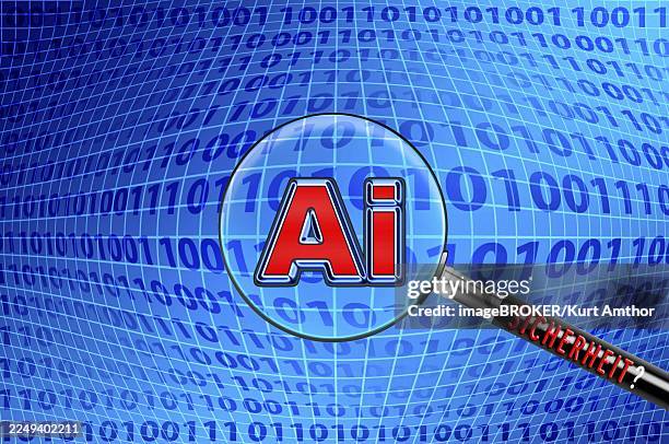 symbolic image, ai artificial intelligence - phishing attack stock illustrations