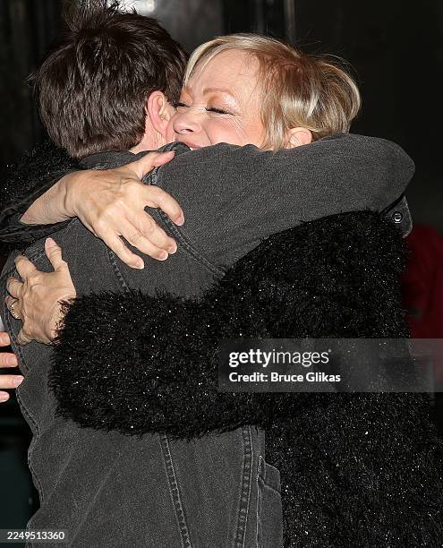 Daniel Radcliffe and Director Maria Friedman at the NYC screening for the new film based on the Broadway musical by Stephen Sondheim "Merrily We Roll...