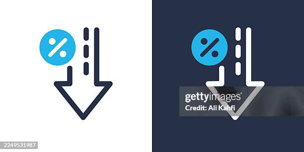 increase & decrease glyph solid icon. solid icon that can be applied anywhere, simple, pixel perfect and modern style. - lowering stock illustrations